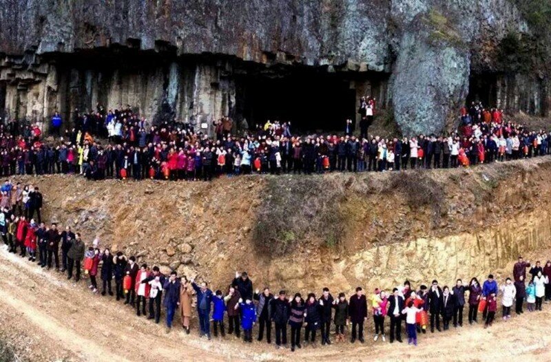 В Китае сделали «самое грандиозное семейное фото»