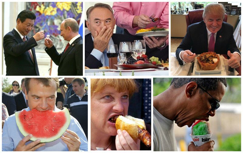 Политики тоже люди и многие просто обожают поесть