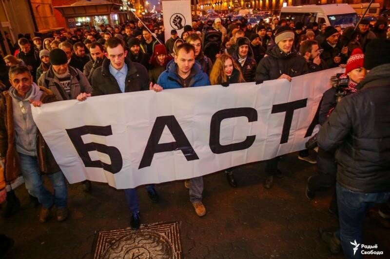Марш рассерженных белорусов в Минске