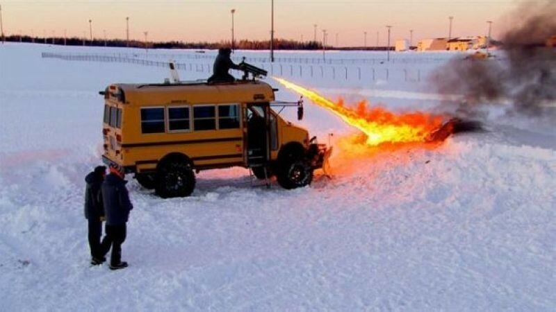 Изобретательный подход к уборке снега