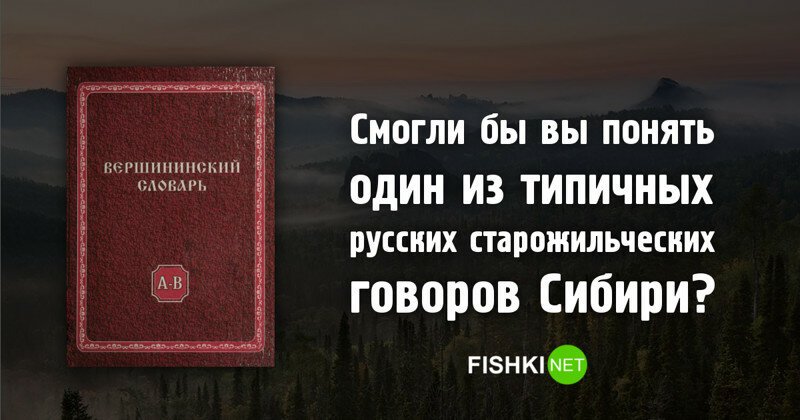 Тест: Смогли бы вы понять жителя села Вершинино?