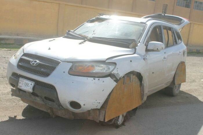 Захваченный автомобиль смертника ИГИЛ