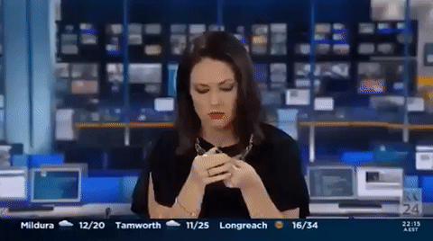 Неожиданное начало прямого эфира