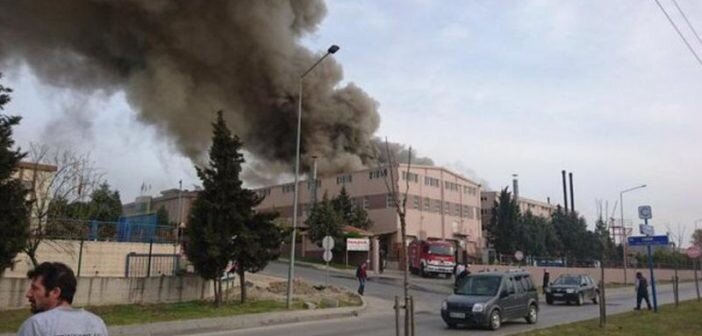 В Турции прогремел мощный взрыв на фабрике