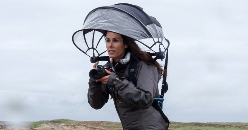 Зонтик-колпак - самое практичное изобретение для фотографов и блогеров!