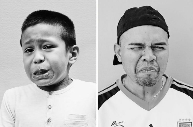 Портреты людей, попробовавших самый острый перец в мире