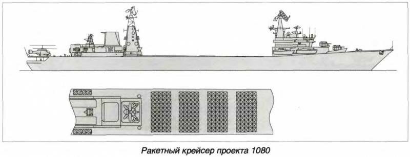 Уникальный ракетный крейсер проекта 1080. Инфографика