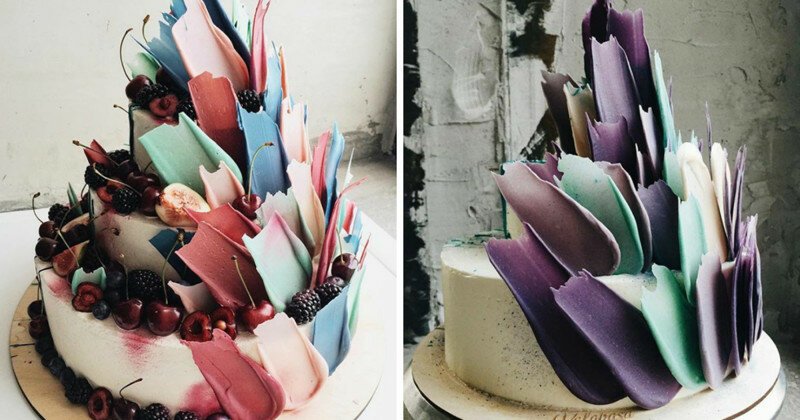 Российская кондитерская покорила Instagram* своим тортами с шоколадными «мазками»