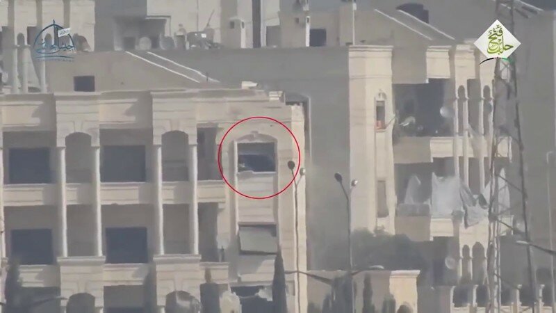 Уничтожение пулеметной точки ИГИЛ в Пальмире