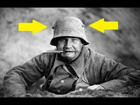 Зачем немецкие солдаты носили рогатые шлемы ?