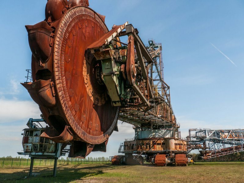 Гигантский заброшенный экскаватор Bagger 258