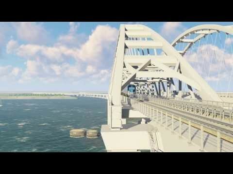 Новая 3D модель Крымского моста