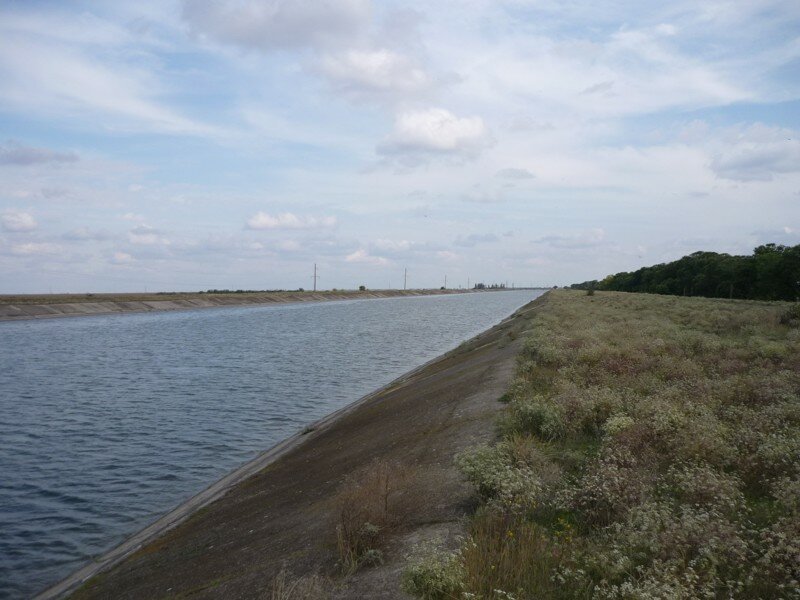 Водная блокада Крыма превращает юг Украины в огромное болото