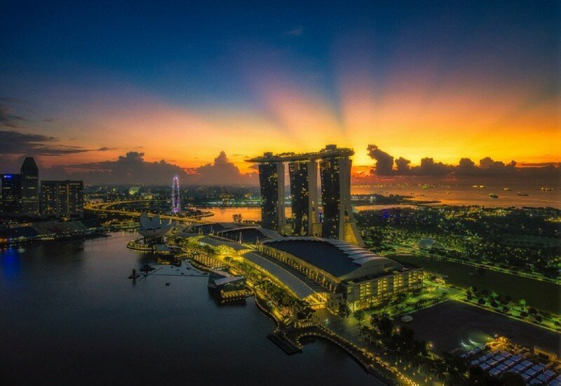 От умопомрачительных небоскребов до потрясающих садов: красоты Сингапура с высоты птичьего полета
