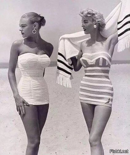 В 1954 - купальники