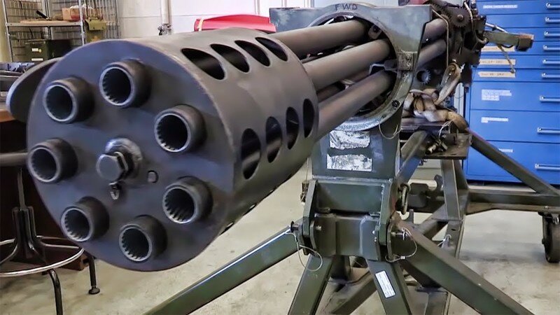 GAU-8 Avenger. Авиационная пушка 7 стволов, калибр 30 мм