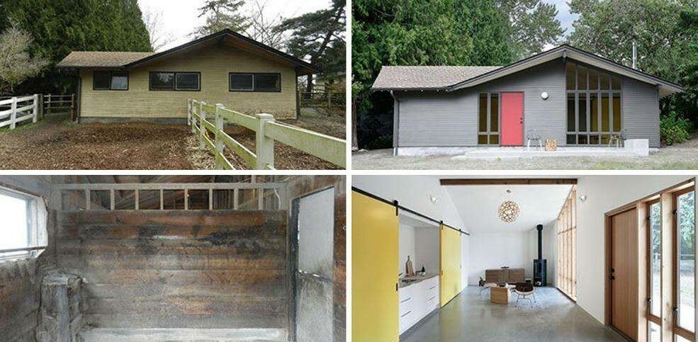 До и после: Как старая конюшня превратилась в современный дом