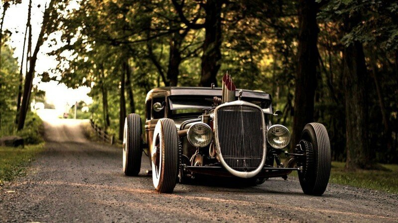 Автомобили в стиле Rat Rod, ветхие, старые машины!