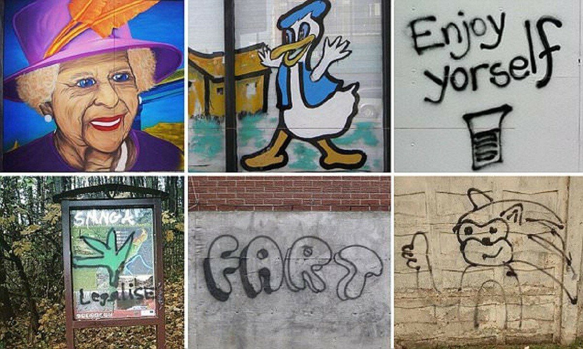Граффити, за которые их авторам должно быть стыдно!