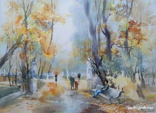 Серия “Акварельный Петербург“ 