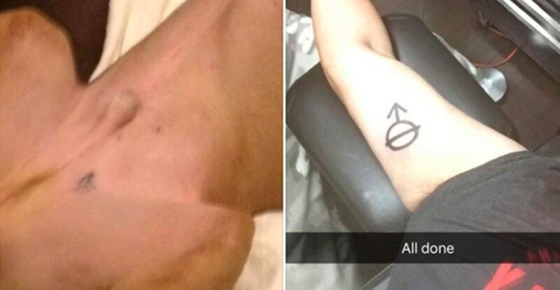 Американец сделал татуировку, как у своей собаки, но только потом узнал её значение