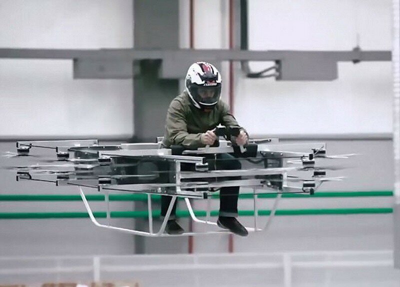 "Калашников" разработал летающий мотоцикл: видео испытаний