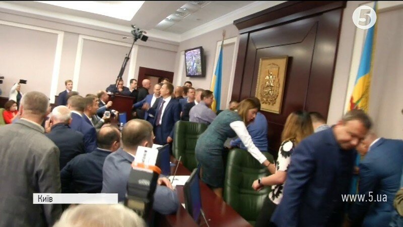 Драка в Киевоблсовете