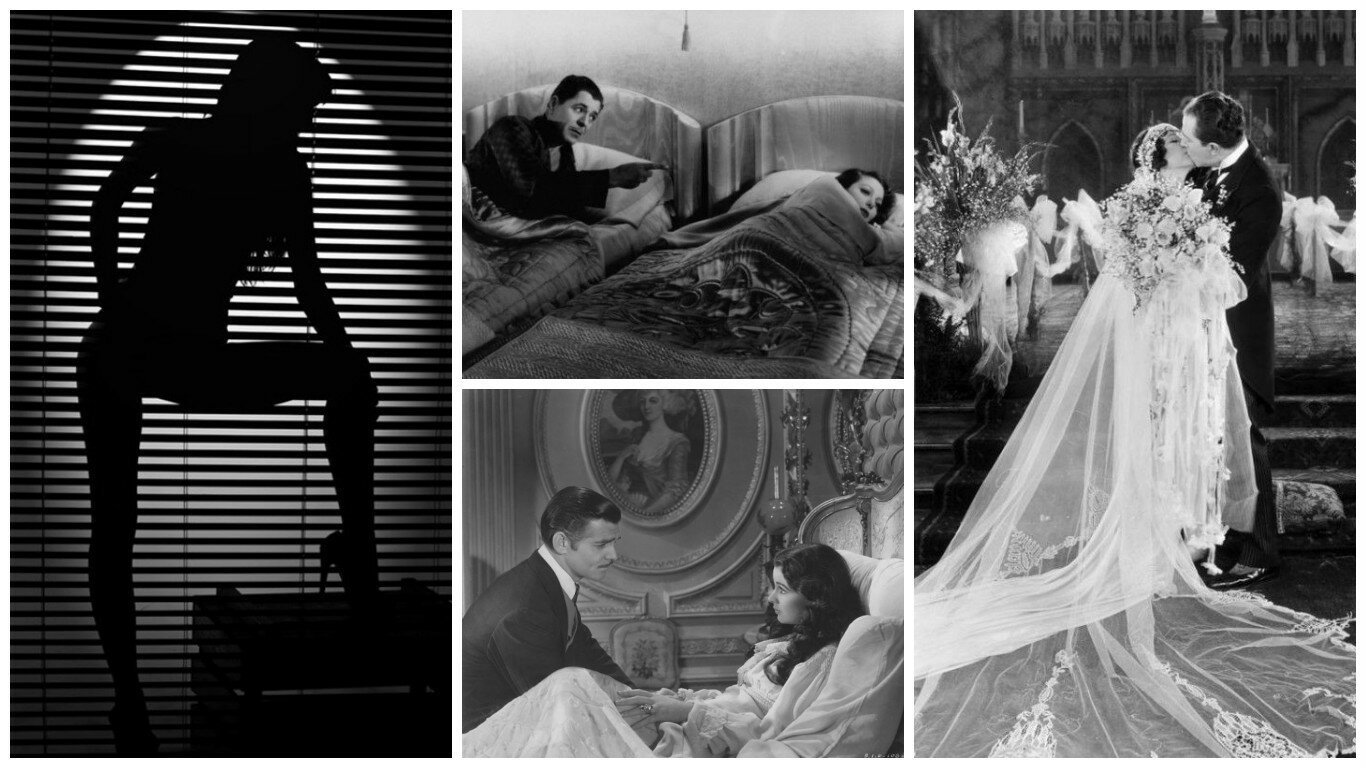 Одна нога на полу: 10 пуританских запретов при съемках "постельных" сцен в старом Голливуде