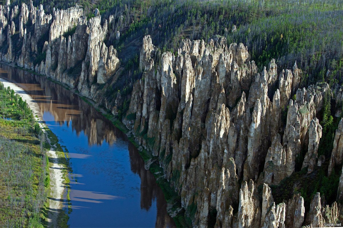 Ленские столбы - каменный лес на реке Лена