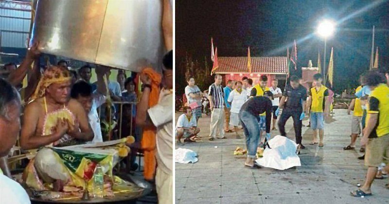 В Малайзии местный волшебник сварился в ходе показательной очистки души и тела