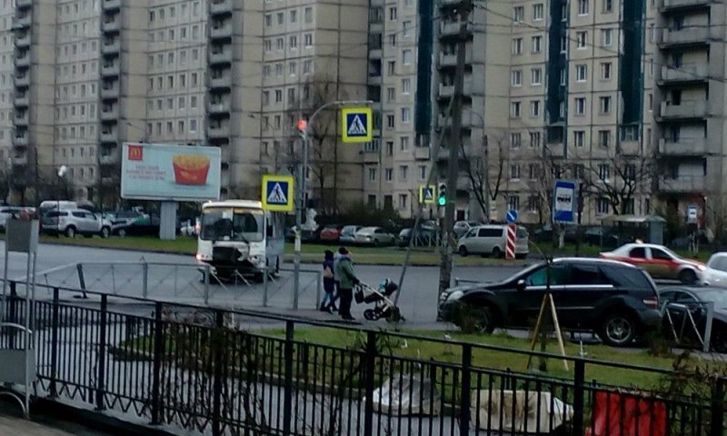 Авария дня. ДТП в Выборгском районе Петербурга