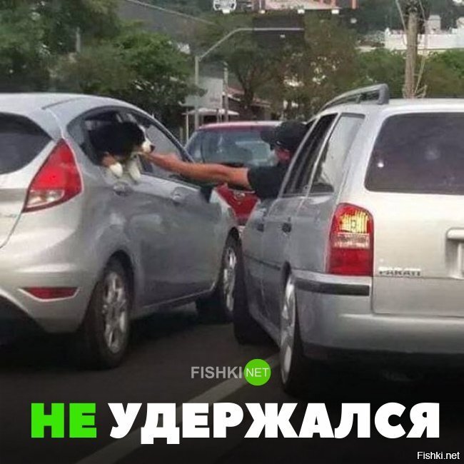 Не удержался