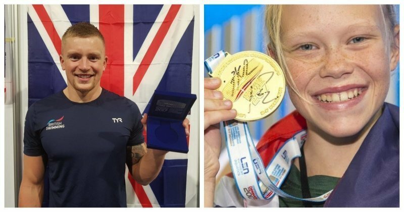 Пловец подарил свою золотую медаль неизвестной девочке на трибунах