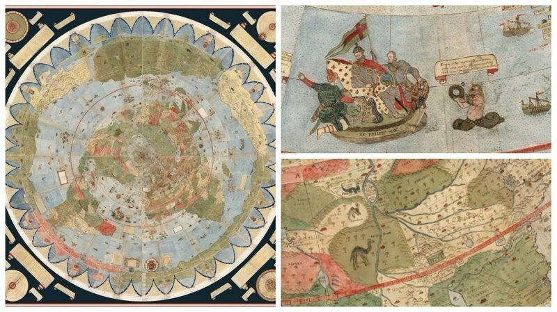 Старейший атлас мира 16 века впервые стал единой картой