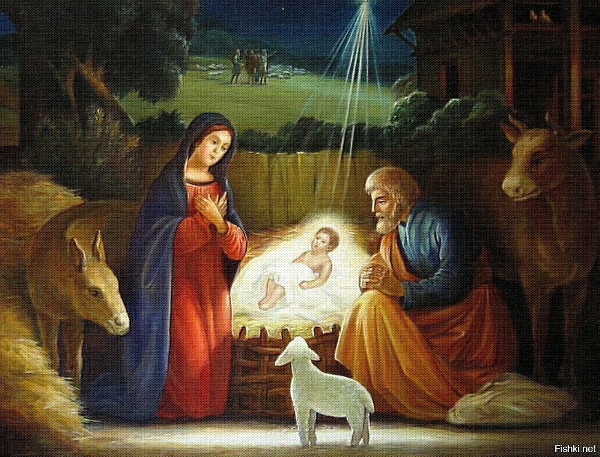 Всех с наступающим (или уже наступившим) Светлым праздником Рождества Христова