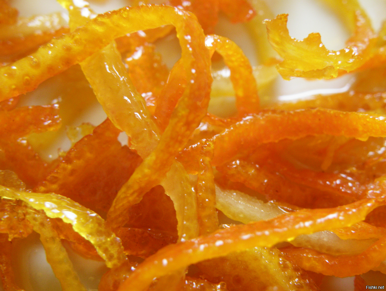 Цукаты из лимонных и апельсиновых корочек