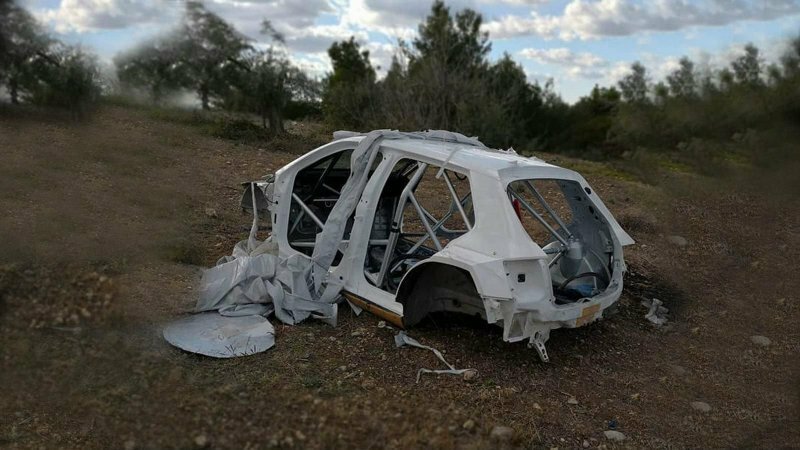 В Греции нашли угнанный раллийный автомобиль, точнее то, что от него осталось