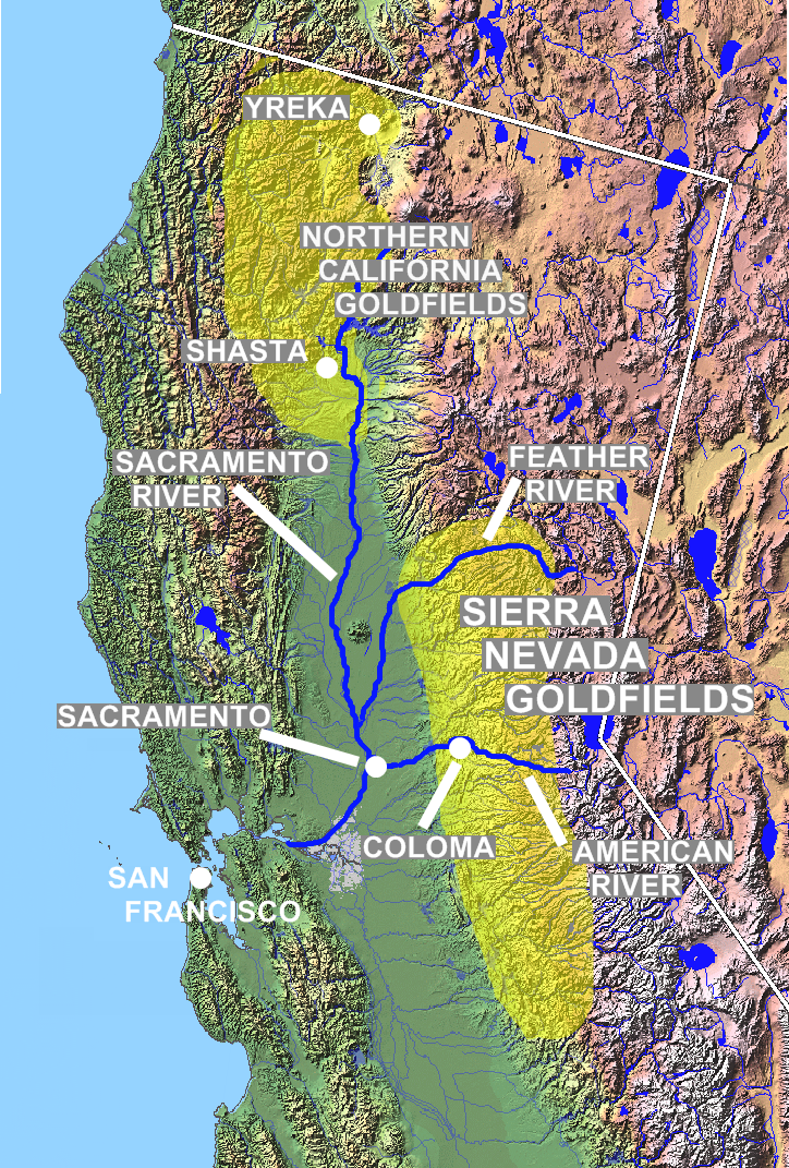 24 января 1848 г. 170 лет назад Началась Калифорнийская «золотая лихорадка»