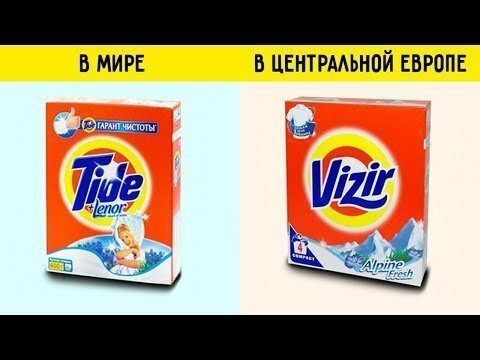 Известные продукты, которые в других странах выглядят иначе