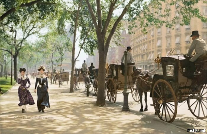 Мэдисон Сквер Парк, 1900–е годы, Нью–Йорк, США