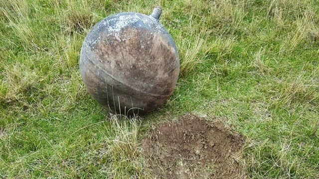 В Перу с неба упал неизвестный шар с русскими буквами