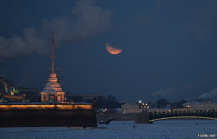 Суперлуние в СПБ