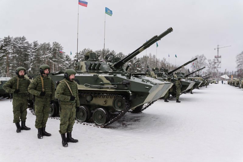 6 февраля, 76-й гвардейской десантно-штурмовой дивизии ВДВ передали новейшие боевые машины