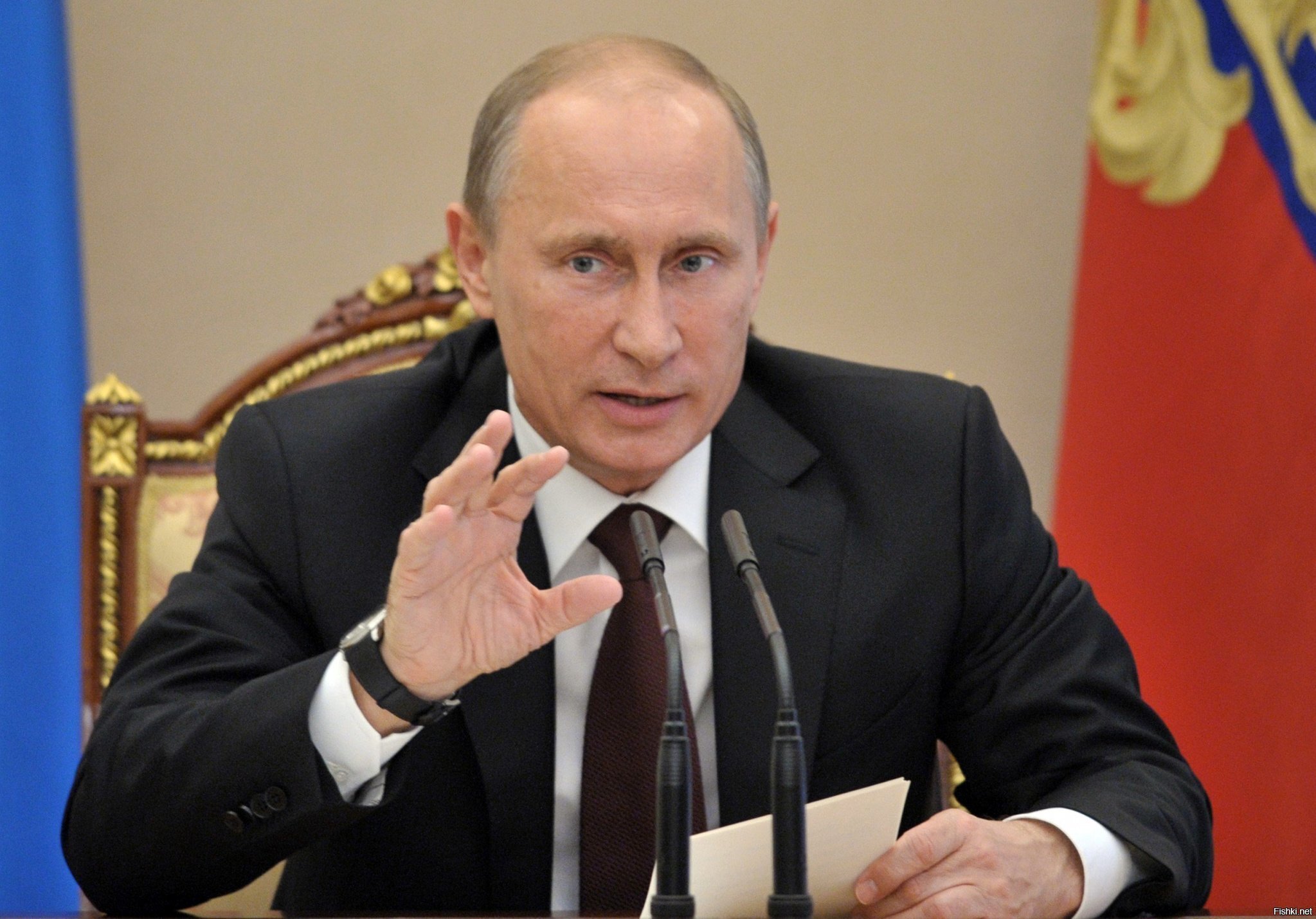 Владимир Путин на заседании Совета при президенте по науке и образованию приз...