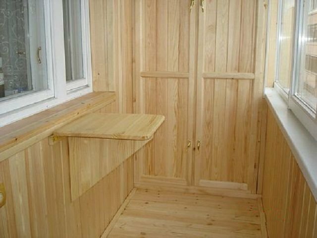 Отделка балкона вагонкой своими руками