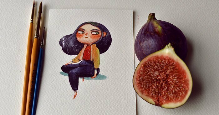 Лондонская художница представила, как выглядели бы фрукты и овощи, будь они людьми