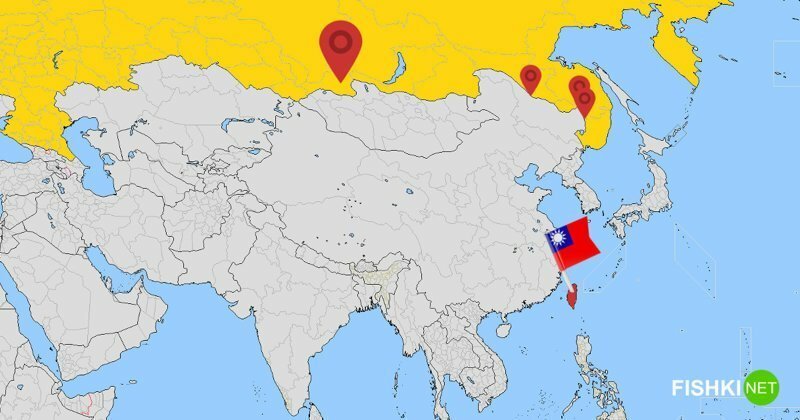 4 территории России, на которые претендует Тайвань