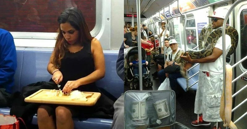 25 «забористых» фото из метро, способных вызвать удивление