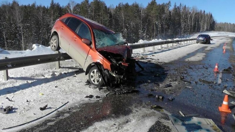 Авария дня. Страшная авария на трассе Пермь-Екатеринбург