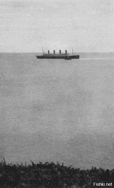 Последнее фото Титаника на плаву